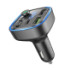 FM-модулятор Borofone BC48, 2 USB/ 1 Type-C + QC3.0 +,Black - 6