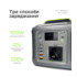 Портативна зарядна станція Junlee P-200, 200W, 185Wh, Gray - 10