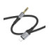 Кабель AUX Hoco UPA26, Lightning to Jack 3.5 mm, 1m, Black - 1