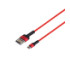Кабель Baseus Cafule Cable (special edition) Lightning 1m, 2.4A, Grey-Black - 6