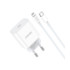 Мережевий зарядний пристрій Jokade JB069, Cable Type-C to Lightning, 27W, White - 2
