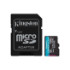 Карта пам'яті Kingston Canvas Go! Plus, 128Gb, micro SDXC UHS-1 U3, class 10, A2 V30, adapter SD - 1