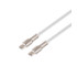 Кабель Baseus Cafule Series Metal Data Cable Type-C to Type-C 100W 2m CATJK-D White - 1