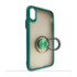 Чехол Totu Copy Ring Case iPhone X/XS Green+Black - 2