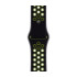 Ремінець для Apple Watch (38-40mm) Nike Sport Band Black/Green - 1