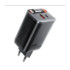 Мережевий зарядний пристрій Acefast A111, PD 67W, GaN, Cable Type-C, Black - 2