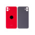 Задня кришка для iPhone 11, Original PRC, Big Hole, Red - 1