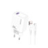 Мережевий зарядний пристрій Jokade JB141, Cable Micro, 5A, White - 1