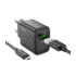 Мережевий Зарядний Пристрій Hoco CS21A, USB-A, QC3.0 18W, Cable Micro, Black - 3