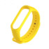 Ремінець для фітнес браслету Mi Band 3/4 (Silicon) Yellow - 1