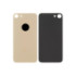 Задня панель корпуса для iPhone 8, золотиста, не потрібно знімати скло камери, big hole - 1