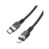 Кабель Hoco X109 Silicone, Type-C to Lightning, PD 27W, 3m, Black - 11