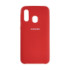 Чохол Silicone Case for Samsung A40 Red (14) - 1