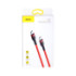 Кабель Baseus Cafule Cable, Type-C to Type-C, PD 60W, 3A, 2m, Red - 5