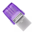 Флешка Kingston DT microDuo 3C, USB 3.2, 64GB, Purpule - 2