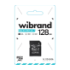 Карта пам'яті Wibrand 128Gb, micro SDXC UHS-1, class 10, adapter SD - 1