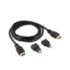 Кабель HDMI to HDMI, 1.5m, Black - 1