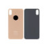 Задня панель корпуса для iPhone XS Max, золотиста, не потрібно знімати скло камери, big hole - 1
