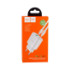 Мережевий зарядний пристрій Hoco C95A, Cable Type-C to Lightning, PD 20W, QC 3.0, White - 5