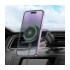 Автотримач Hoco HW6, Wireless Charging MagSafe, 15W, Dark Gray - 7