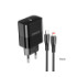 Мережевий зарядний пристрій Jokade JB073, Cable Type-C to Lightning, 30W, Black - 2