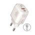 Мережевий Зарядний Пристрій iEnergy HC-28, Cable Type-C to Lightning, PD+Q.C 3.0, 30W Max White - 1