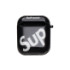 Silicone Case for AirPods Glossy Brand Sup black - 1