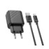 Мережевий Зарядний Пристрій Hoco CS21A, USB-A, QC3.0 18W, Cable Type-C, Black - 6