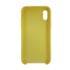 Чохол Copy Silicone Case iPhone X/XS Yellow (4) - 4