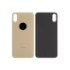 Задня панель корпуса для iPhone XS, золотиста, потрібно зняти скло камери, small hole - 1