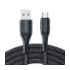 Кабель Konfulon DC34 Type-C, 1m, 60W Black - 1