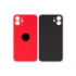 Задня кришка для iPhone 12, Original PRC, Big Hole, Red - 1