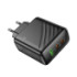 Мережевий зарядний пристрій Hoco CS26A, 2xType-C, 1xUSB-A, PD 45W, QC 3.0, Black - 11