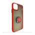 Чохол Totu Copy Ring Case iPhone 11 Pro Max Red+Black - 1