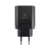 Зарядний пристрій Baseus USB Wall Charger Mirror Lake Intelligent Digital Display 3xUSB Black - 1