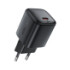 Мережевий зарядний пристрій Acefast A136, PD 40W, mini GaN, Black - 1