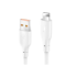 Кабель Konfulon DC64, Lightning, 1m, 60W, White - 1