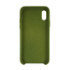 Чохол Copy Silicone Case iPhone X/XS Dark Green (48) - 4