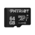 Карта пам'яті Patriot LX Series, 64Gb, micro SDXC UHS-1, class 10 - 1