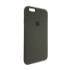 Чохол Copy Silicone Case iPhone 6 Dark Olive (34) - 1