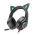 Гарнітура Hoco W107 Cute Cat Ear Pink - 4