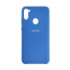 Чехол Silicone Case for Samsung A11/M11 Blue (3) - 1