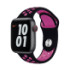 Ремешок для Apple Watch (42-44mm) Nike Sport Band Black/Pink - 2