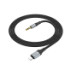 Кабель AUX Hoco UPA26, Lightning to Jack 3.5 mm, 1m, Black - 6