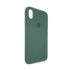 Чохол Copy Silicone Case iPhone XR Wood Green (58) - 1