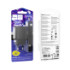Мережевий зарядний пристрій Hoco CS25A, Cable Type-C to Type-C, 1xType-C, 1xUSB-A, PD 20W, Black - 3