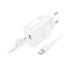 Мережевий зарядний пристрій Borofone BA82A, Cable Type-C to Type-C, PD 25W, QC 3.0, White - 9