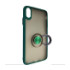 Чохол Totu Copy Ring Case iPhone XS MAX Green+Black - 2