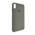 Чохол Copy Silicone Case iPhone XS Max Dark Olive (34) - 1