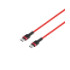 Кабель Baseus Cafule Cable Type-C toType-C 2m, PD 3A, 60W  Red-Black - 1